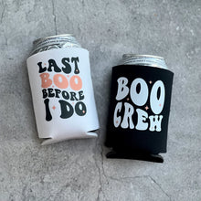 Load image into Gallery viewer, Last Boo Before I Do and Boo Crew Halloween Bachelorette Can Coolers
