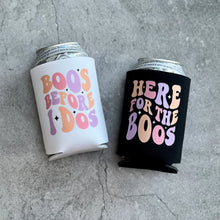 Load image into Gallery viewer, Halloween Bachelorette Boos Before I Do&#39;s and Here for the Boos Retro Can Coolers
