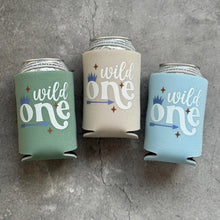 Load image into Gallery viewer, Wild ONE Boys First 1st Birthday Can Coolers Crown Arrow
