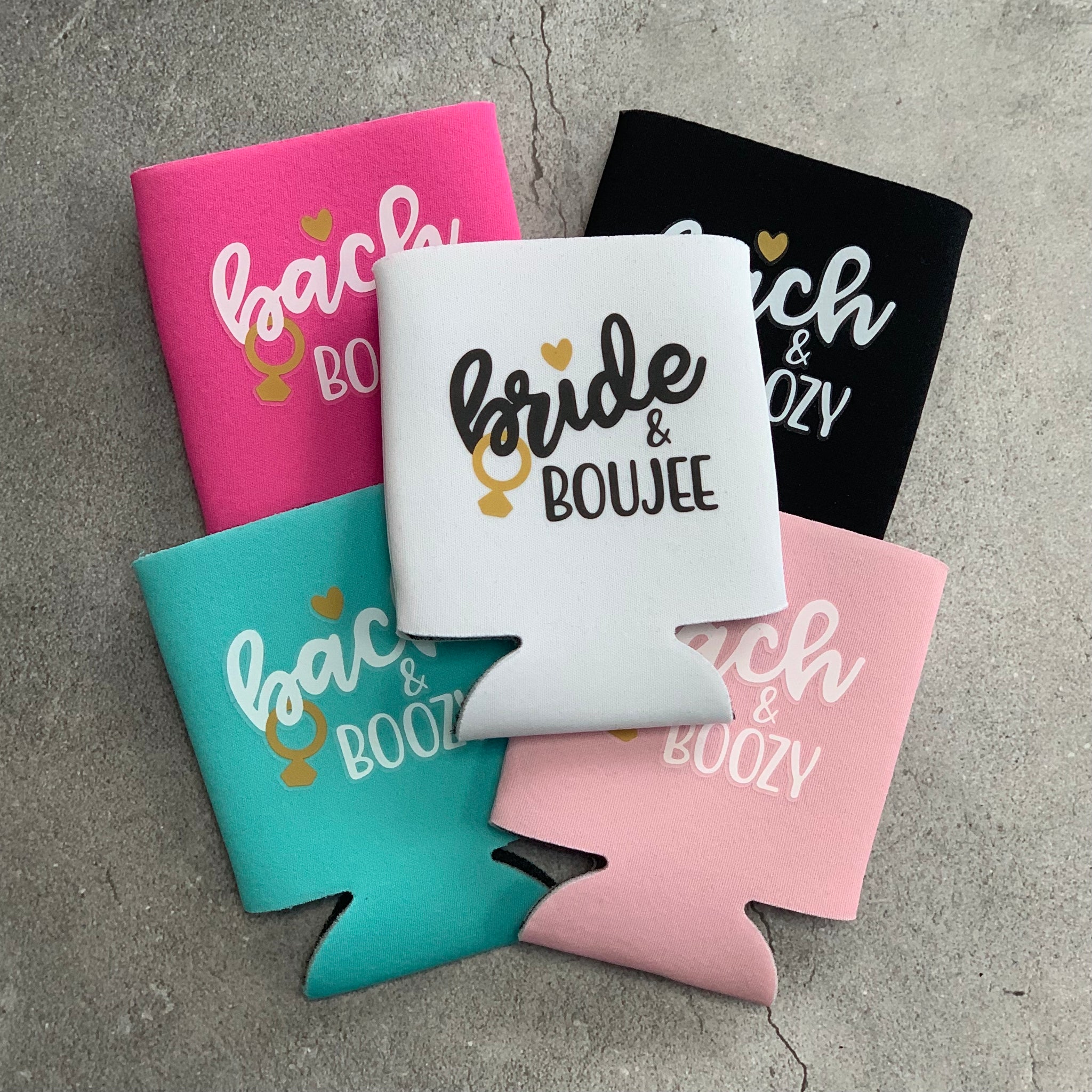 Bach and Boujee Bachelorette Party Favor Bags, Bridal Shower Bags