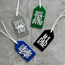 Load image into Gallery viewer, Father&#39;s Day Best Dad Ever Acrylic Gift Tags
