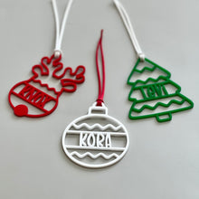 Load image into Gallery viewer, Personalized Acrylic Christmas Gift Stocking Tags Ornaments
