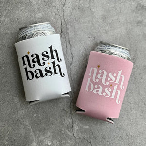 Nashville Nash Bash Bridal Party, Bachelorette Party or Girls Trip Beer Can Coolers