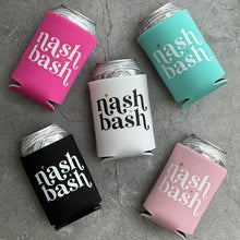 Load image into Gallery viewer, Nashville Nash Bash Bridal Party, Bachelorette Party or Girls Trip Beer Can Coolers
