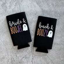 Load image into Gallery viewer, Bride and Boojee Bach and Boozy Halloween Bachelorette Slim Seltzer Can Coolers
